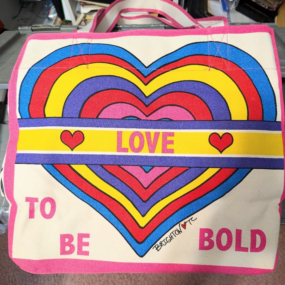 Brighton Rainbow tote colorful